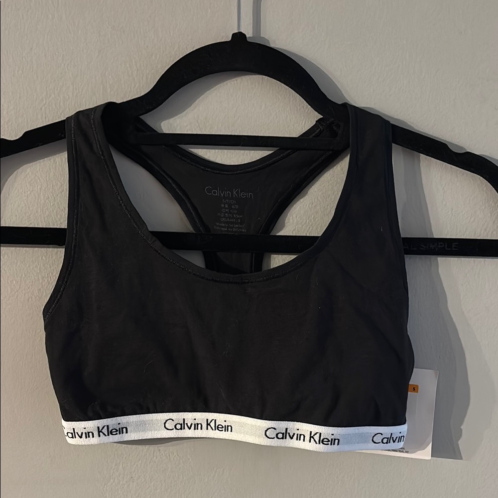 Calvin Klein Black Sports Bra